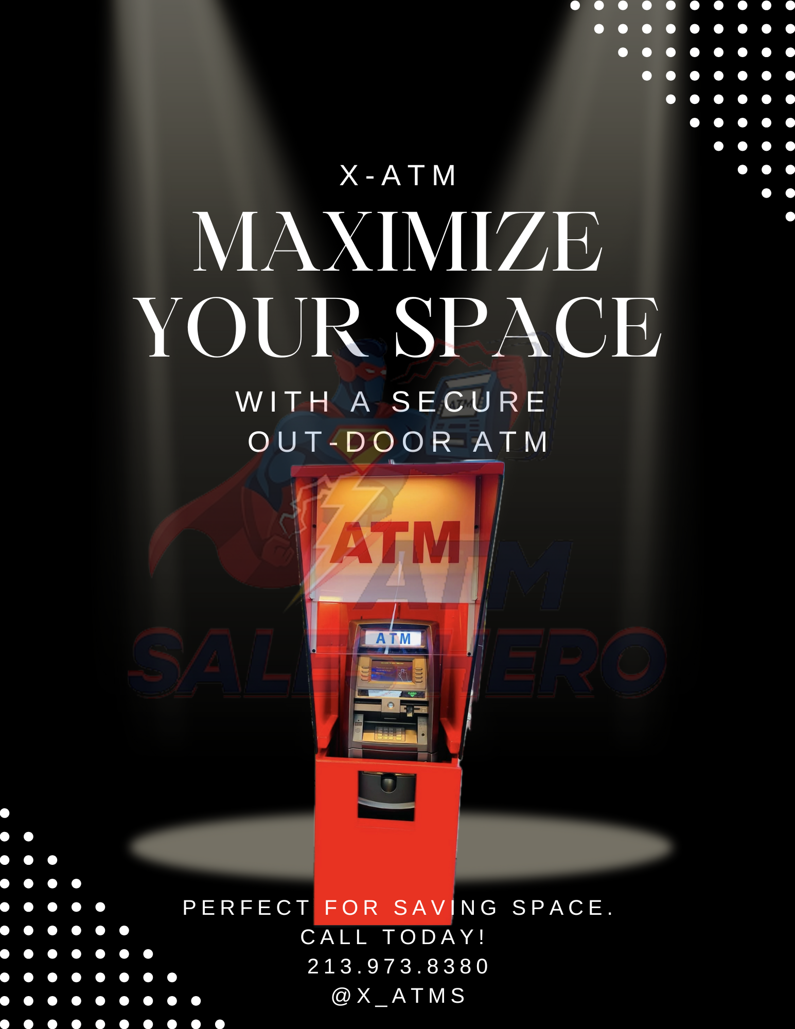 Maximize Space with Outdoor ATM Flyer