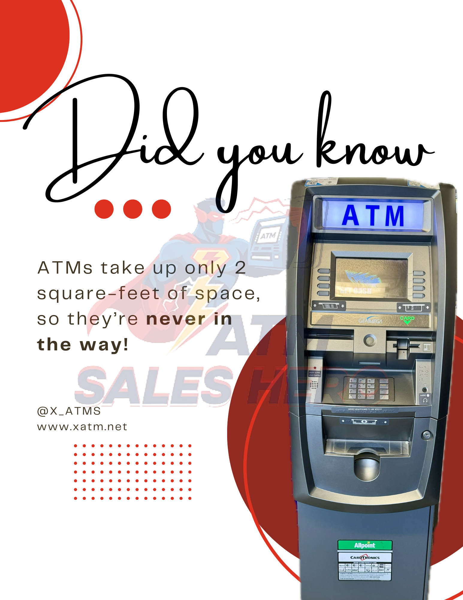 Did you know 2 SqFt Needed Flyer