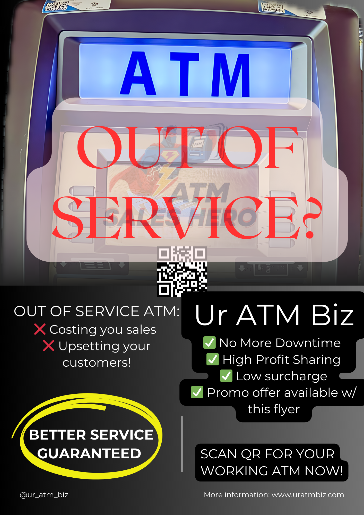 ATM Out of Service - Flyer – ATM SALES HERO
