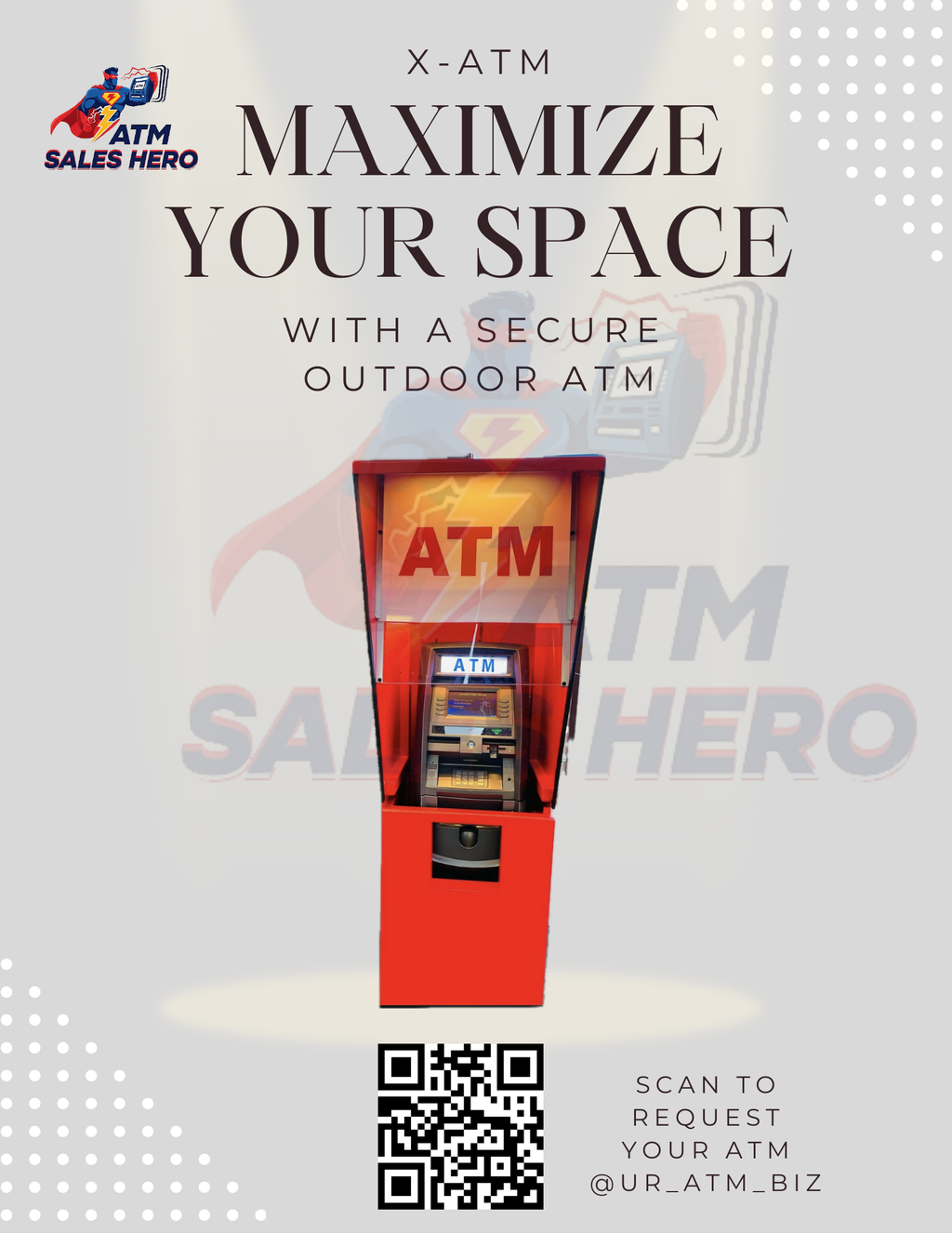 Maximize Space with Outdoor ATM— Flyer