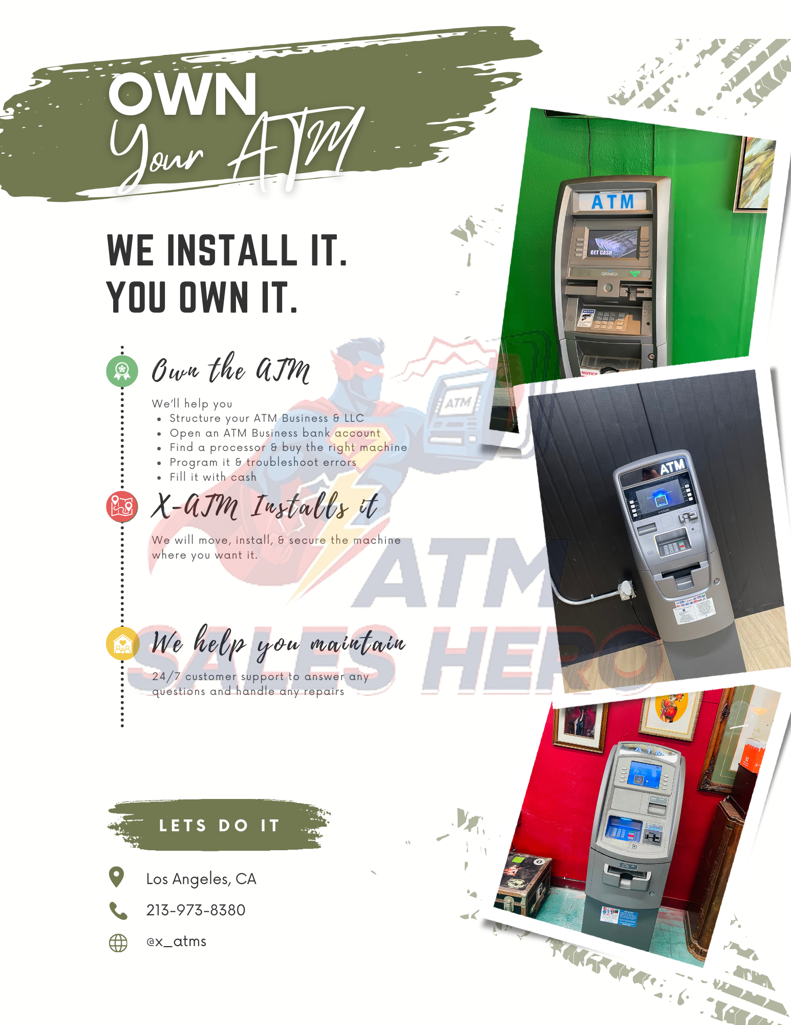 Own Your Own ATM Flyer