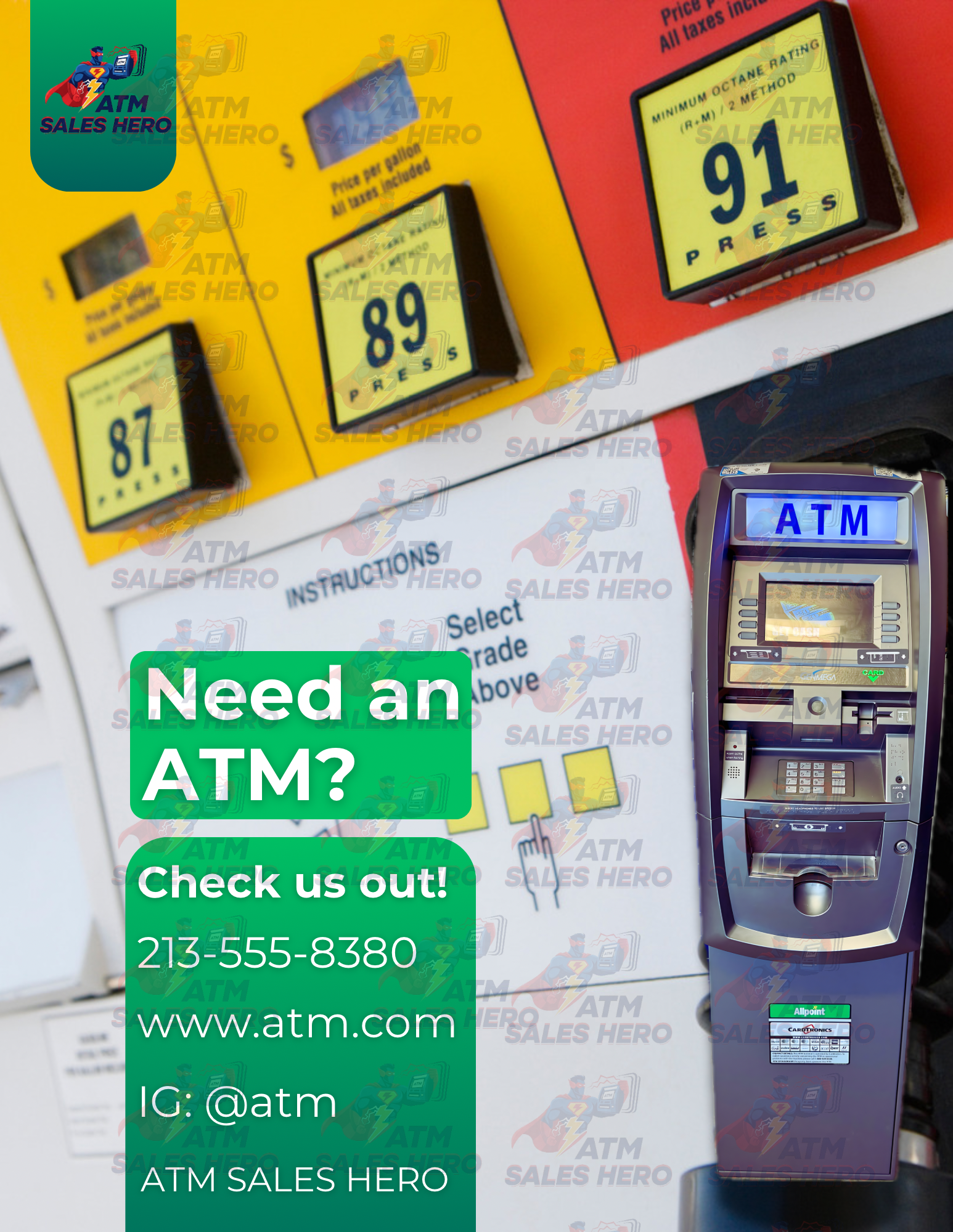 Gas Stations Need an ATM— Flyer