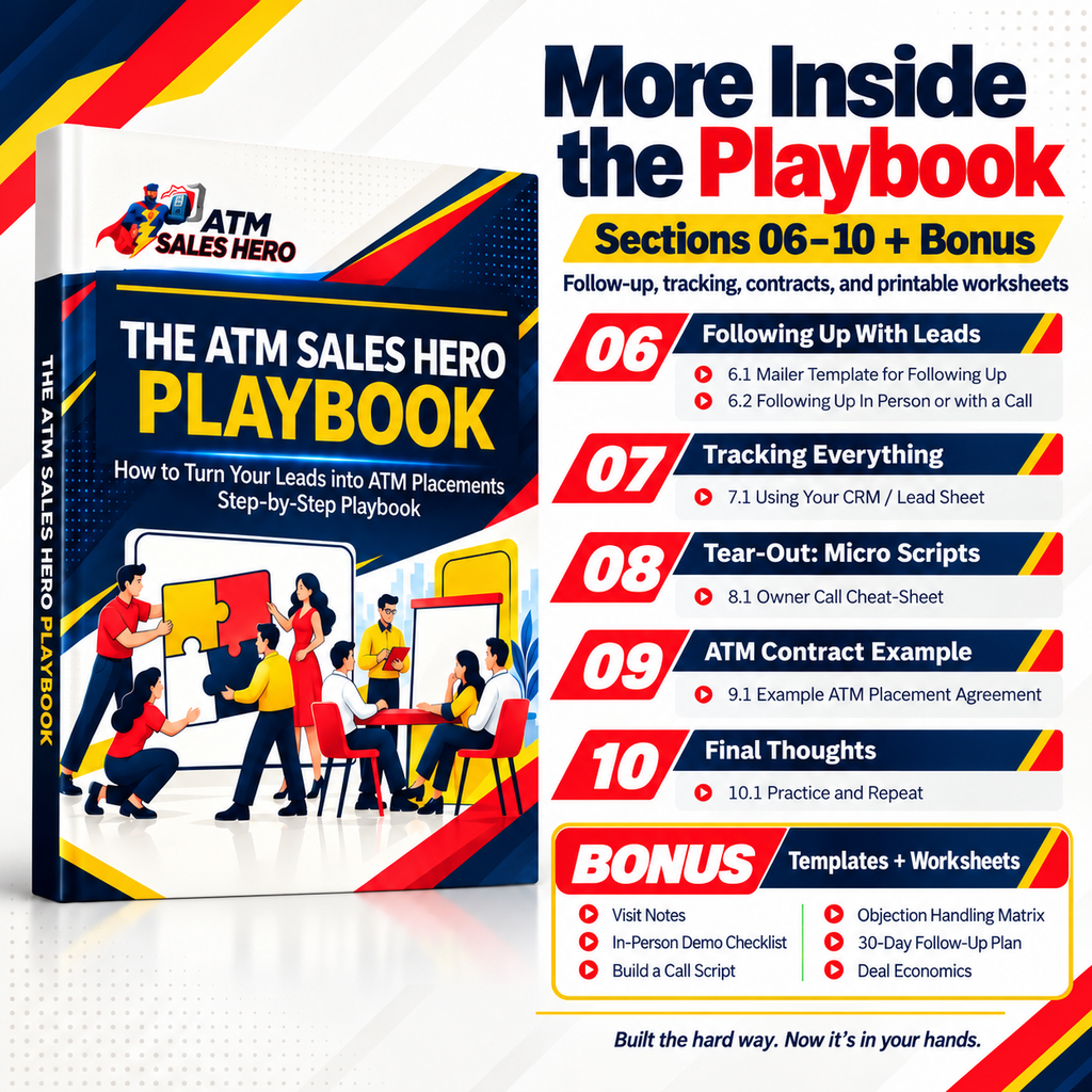 The ATM Sales Hero Playbook