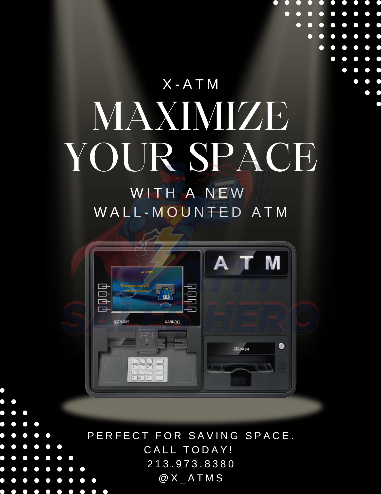 Maximize Your Space Wall ATM Flyer